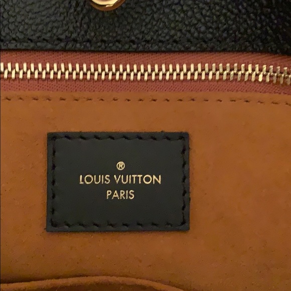 NWT Louis Vuitton Black Leather on the Go Tote - Picture 3 of 8